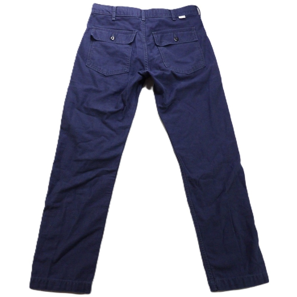Levi's Men Utility Pants Blue Cotton Drawstring Relaxed Straight Fit W29xL30 EUC